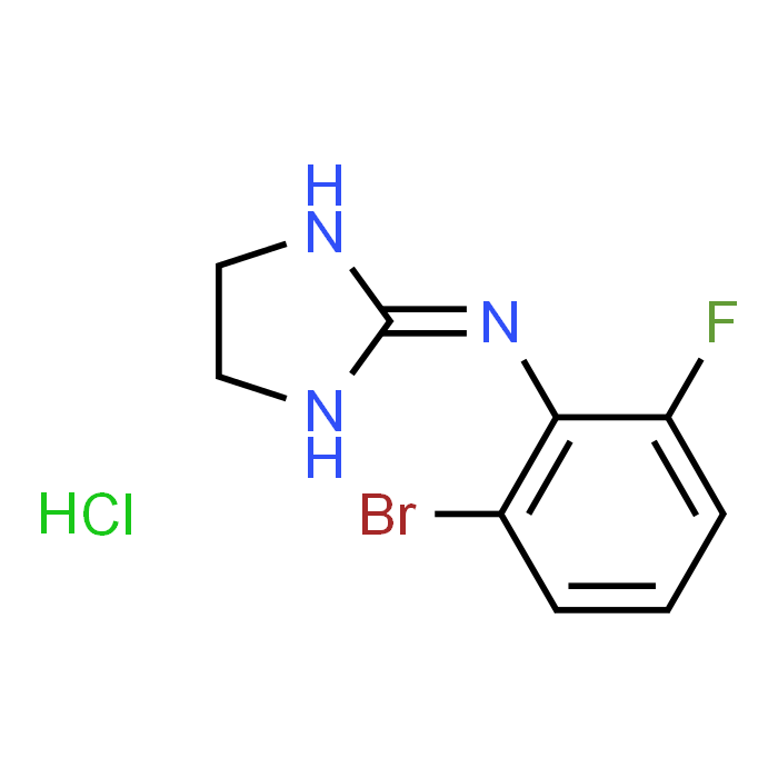 N-(2-Bromo-6-fluorophenyl)-4,5-dihydro-1H-imidazol-2-amine hydrochloride
