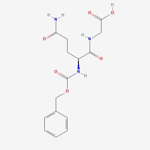 (S)-2-(5-Amino-2-(((benzyloxy)carbonyl)amino)-5-oxopentanamido)acetic acid
