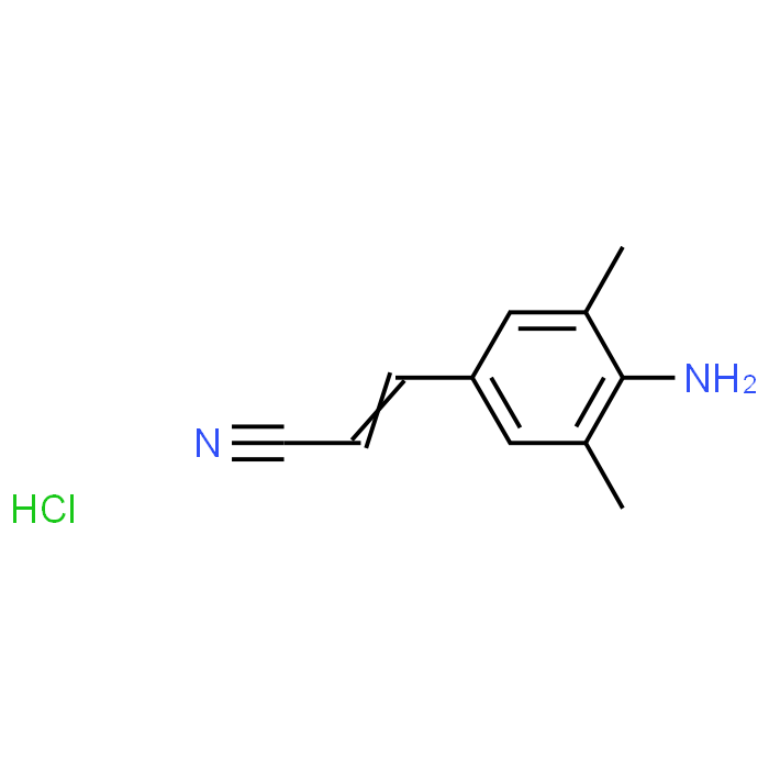 (E)-3-(4-Amino-3,5-dimethylphenyl)acrylonitrile hydrochloride