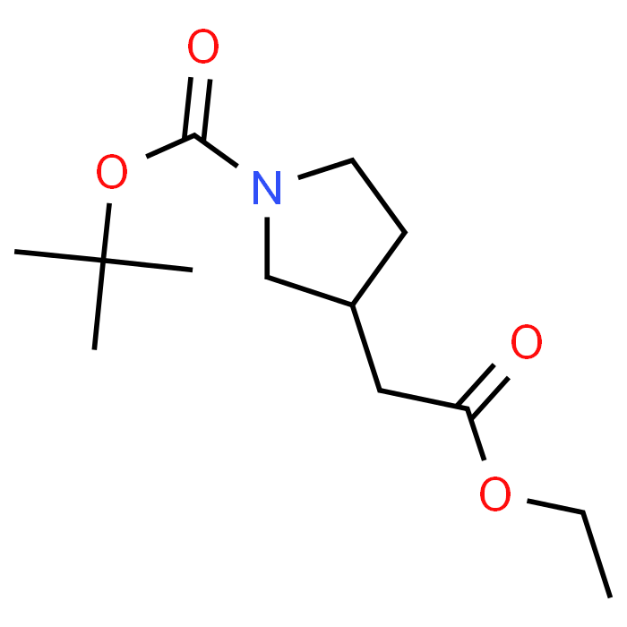 tert-Butyl 3-(2-ethoxy-2-oxoethyl)pyrrolidine-1-carboxylate