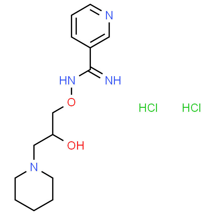 N-(2-Hydroxy-3-(piperidin-1-yl)propoxy)nicotinimidamide dihydrochloride