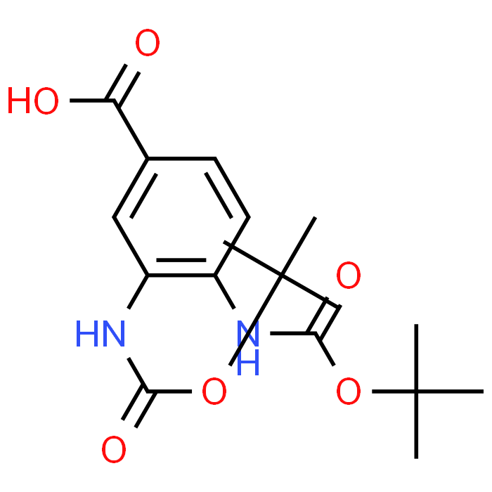 3,4-Bis((tert-butoxycarbonyl)amino)benzoic acid