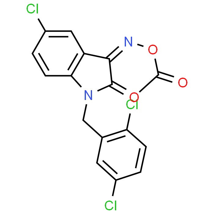 3-(Acetoxyimino)-5-chloro-1-(2,5-dichlorobenzyl)indolin-2-one