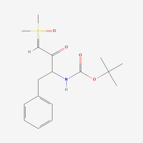 tert-Butyl (4-(dimethyl(oxo)-l6-sulfanylidene)-3-oxo-1-phenylbutan-2-yl)carbamate