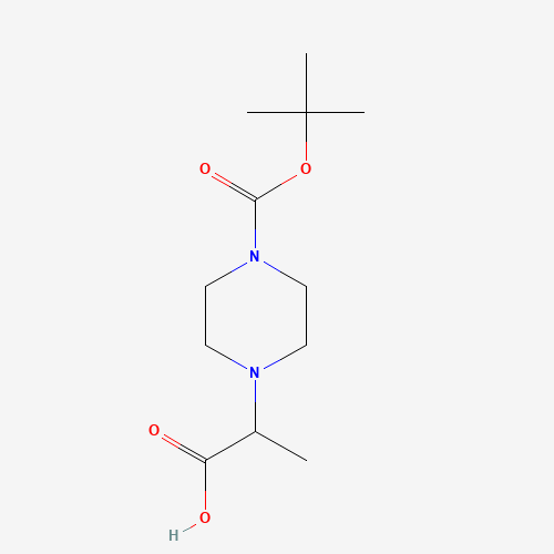2-(4-(tert-Butoxycarbonyl)piperazin-1-yl)propanoic acid