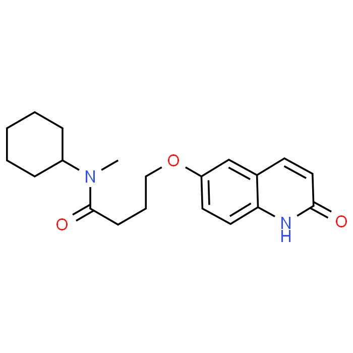 N-Cyclohexyl-N-methyl-4-((2-oxo-1,2-dihydroquinolin-6-yl)oxy)butanamide