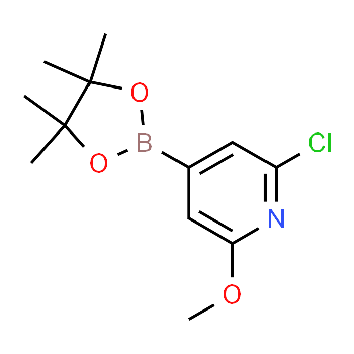 2-Chloro-6-methoxy-4-(4,4,5,5-tetramethyl-1,3,2-dioxaborolan-2-yl)pyridine