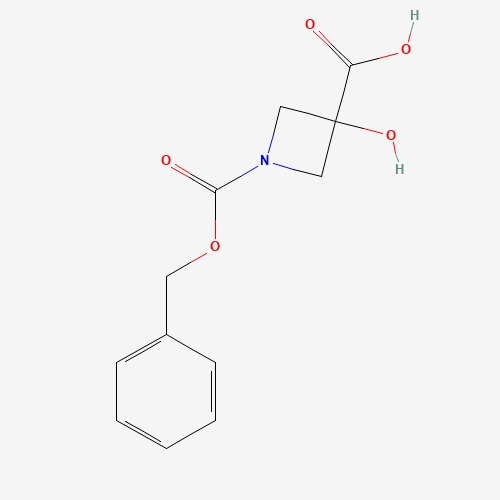 1-((Benzyloxy)carbonyl)-3-hydroxyazetidine-3-carboxylic acid