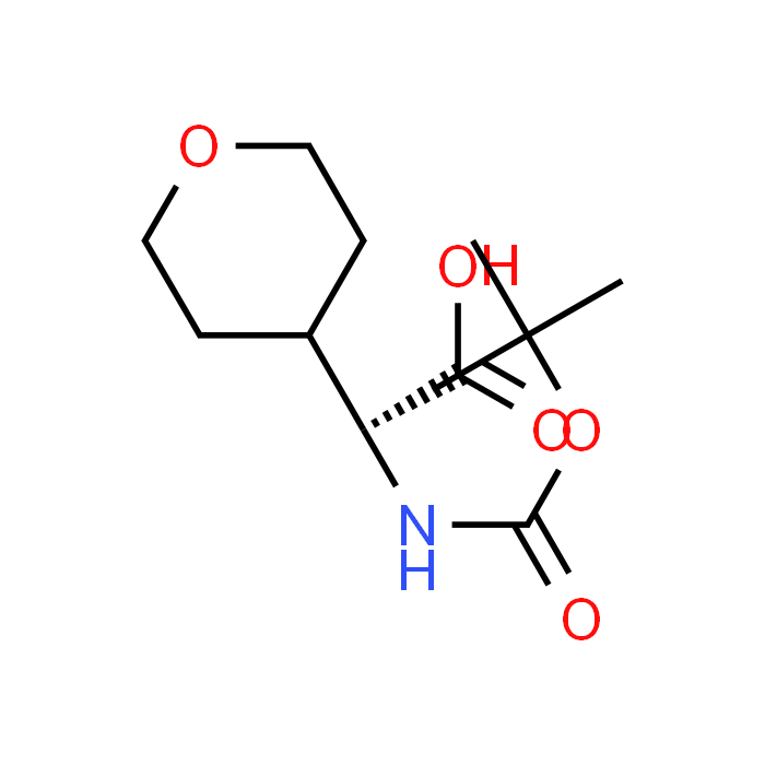 (S)-2-((tert-Butoxycarbonyl)amino)-2-(tetrahydro-2H-pyran-4-yl)acetic acid