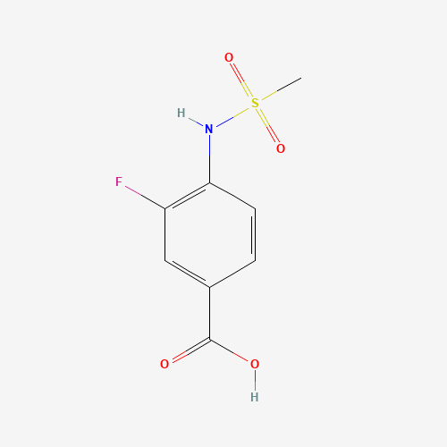 3-Fluoro-4-(methylsulfonamido)benzoic acid