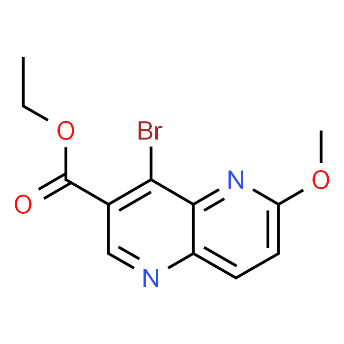 Ethyl 4-bromo-6-methoxy-1,5-naphthyridine-3-carboxylate