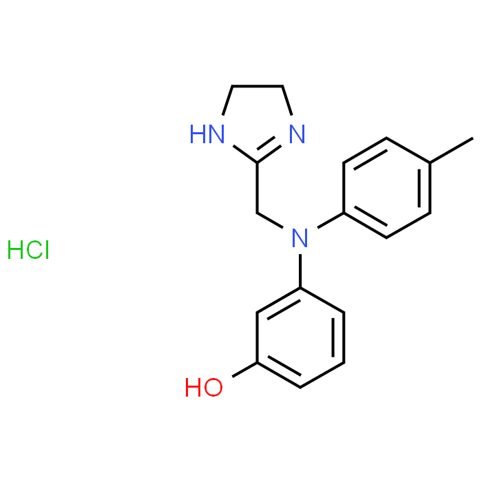 3-(((4,5-Dihydro-1H-imidazol-2-yl)methyl)(p-tolyl)amino)phenol hydrochloride