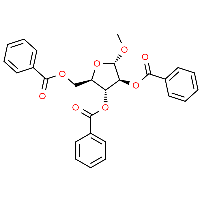 (2R,3R,4S,5S)-2-((Benzoyloxy)methyl)-5-methoxytetrahydrofuran-3,4-diyl dibenzoate