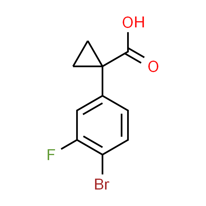 1-(4-Bromo-3-fluorophenyl)cyclopropanecarboxylic acid