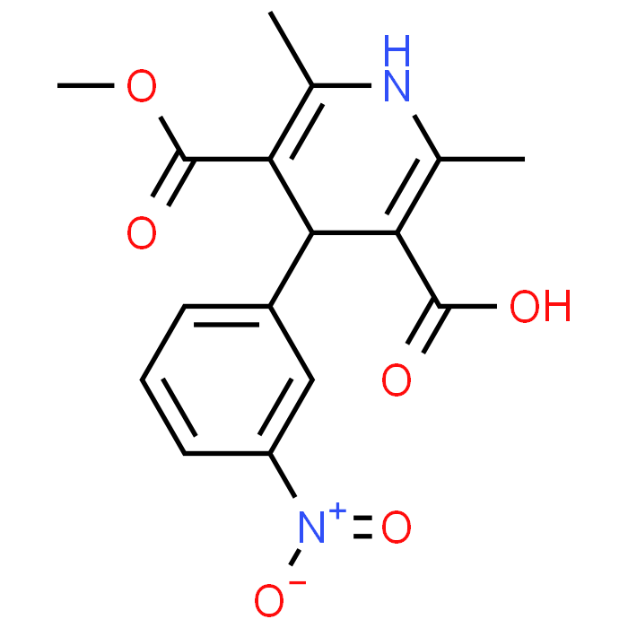5-(Methoxycarbonyl)-2,6-dimethyl-4-(3-nitrophenyl)-1,4-dihydropyridine-3-carboxylic acid