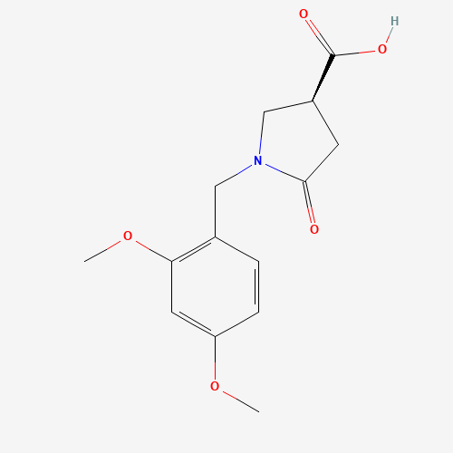 (S)-1-(2,4-Dimethoxybenzyl)-5-oxopyrrolidine-3-carboxylic acid