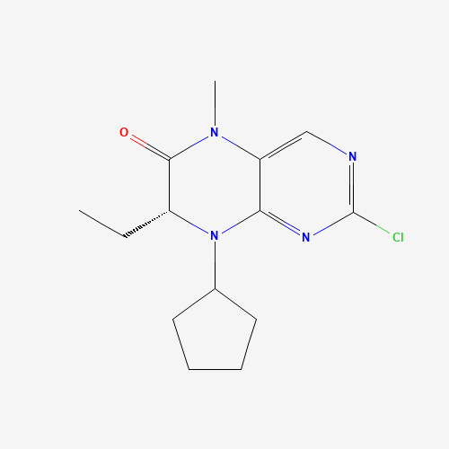(R)-2-Chloro-8-cyclopentyl-7-ethyl-5-methyl-7,8-dihydropteridin-6(5H)-one