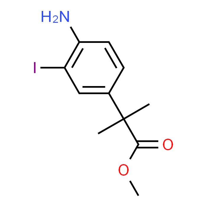 Methyl 2-(4-amino-3-iodophenyl)-2-methylpropanoate