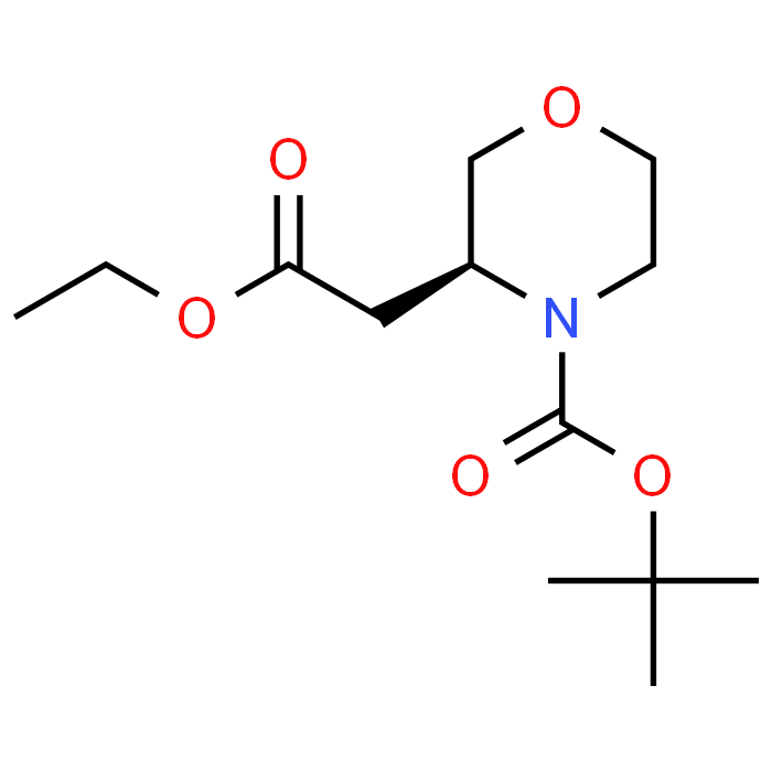 (S)-tert-Butyl 3-(2-ethoxy-2-oxoethyl)morpholine-4-carboxylate