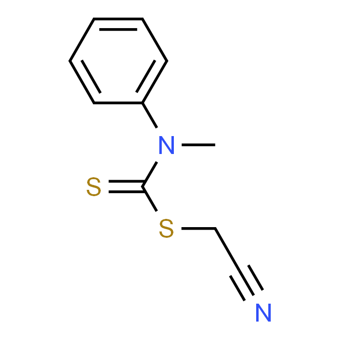 Cyanomethyl methyl(phenyl)carbamodithioate