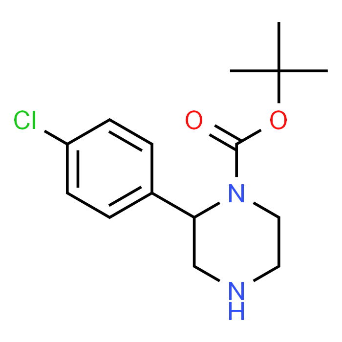 tert-Butyl 2-(4-chlorophenyl)piperazine-1-carboxylate