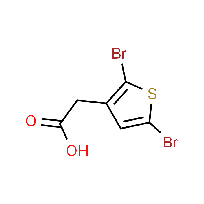 2-(2,5-dibromothiophen-3-yl)acetic acid