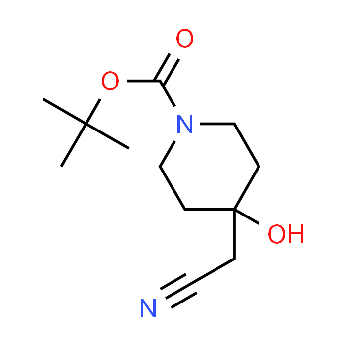 tert-Butyl 4-(cyanomethyl)-4-hydroxypiperidine-1-carboxylate