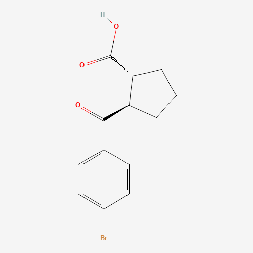 (1R,2R)-2-(4-Bromobenzoyl)cyclopentanecarboxylic acid