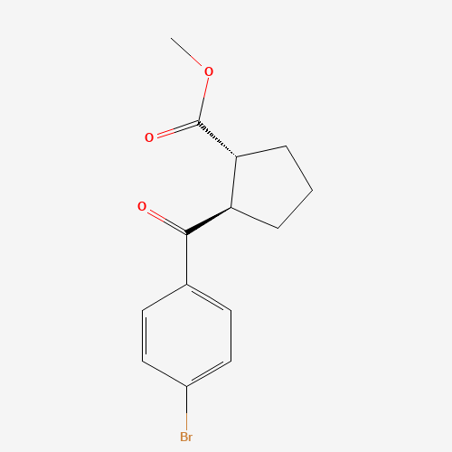(1R,2R)-Methyl 2-(4-bromobenzoyl)cyclopentanecarboxylate
