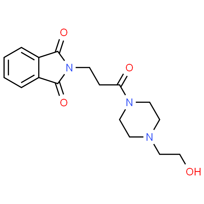 2-(3-(4-(2-Hydroxyethyl)piperazin-1-yl)-3-oxopropyl)isoindoline-1,3-dione