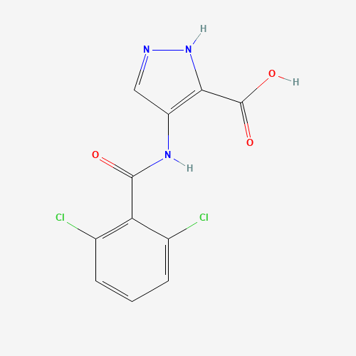 4-(2,6-Dichlorobenzamido)-1H-pyrazole-3-carboxylic acid