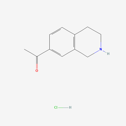 1-(1,2,3,4-Tetrahydroisoquinolin-7-yl)ethanone hydrochloride