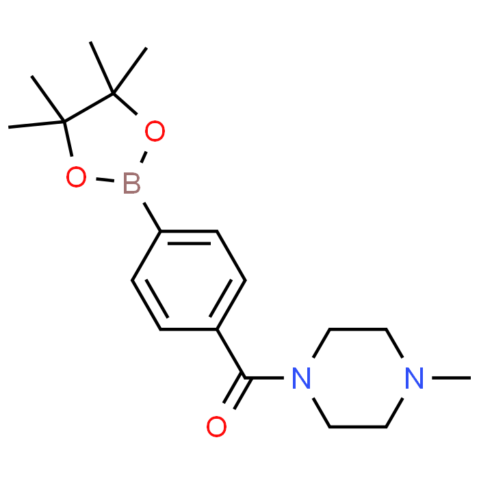 (4-Methylpiperazin-1-yl)(4-(4,4,5,5-tetramethyl-1,3,2-dioxaborolan-2-yl)phenyl)methanone