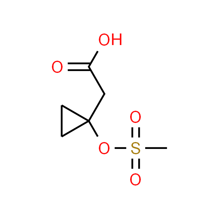 2-(1-((Methylsulfonyl)oxy)cyclopropyl)acetic acid