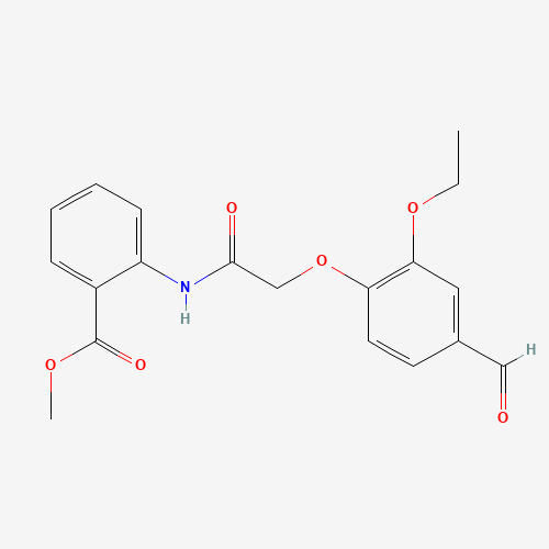 Methyl 2-(2-(2-ethoxy-4-formylphenoxy)acetamido)benzoate