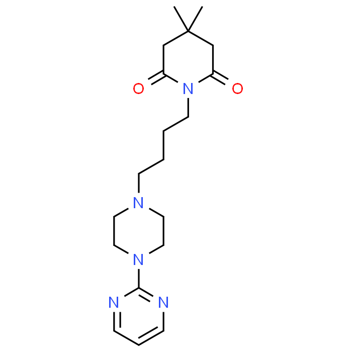 4,4-Dimethyl-1-(4-(4-(pyrimidin-2-yl)piperazin-1-yl)butyl)piperidine-2,6-dione