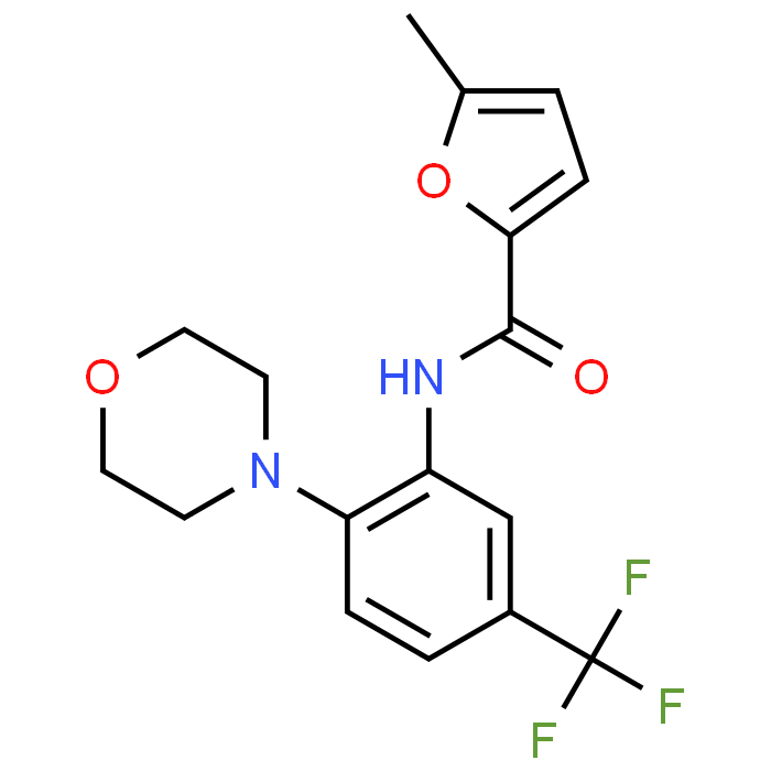 5-Methyl-N-(2-morpholino-5-(trifluoromethyl)phenyl)furan-2-carboxamide