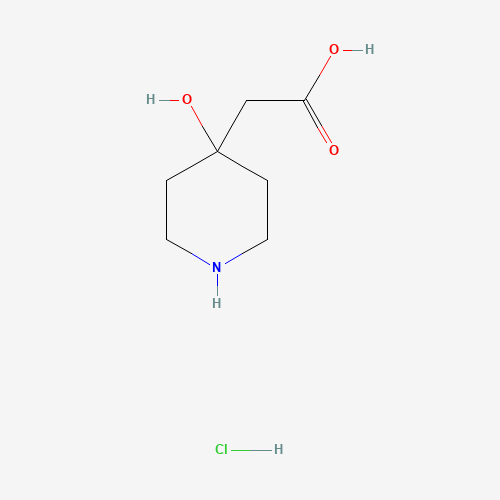 2-(4-Hydroxypiperidin-4-yl)acetic acid hydrochloride