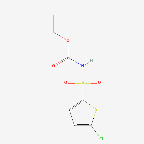 Ethyl (5-chlorothiophen-2-yl)sulfonylcarbamate