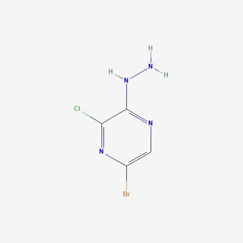 5-Bromo-3-chloro-2-hydrazineylpyrazine