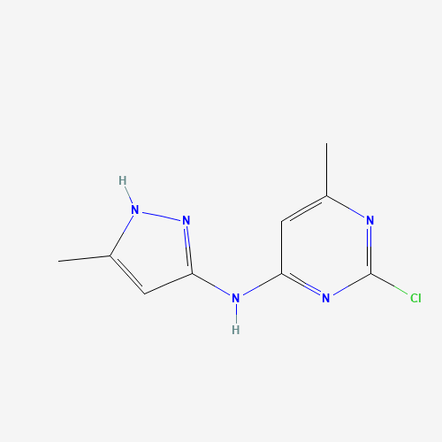 2-Chloro-6-methyl-N-(5-methyl-1H-pyrazol-3-yl)pyrimidin-4-amine