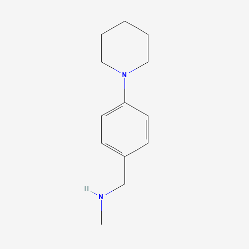 N-Methyl-1-(4-(piperidin-1-yl)phenyl)methanamine