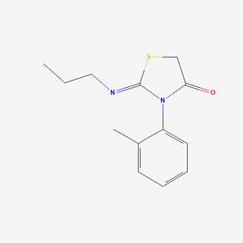 (Z)-2-(Propylimino)-3-(o-tolyl)thiazolidin-4-one