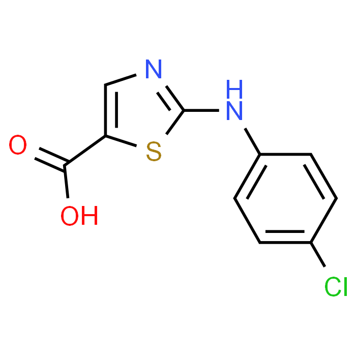 2-((4-Chlorophenyl)amino)thiazole-5-carboxylic acid