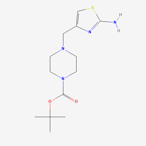 tert-Butyl 4-((2-aminothiazol-4-yl)methyl)piperazine-1-carboxylate