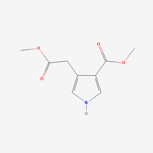 Methyl 4-(2-methoxy-2-oxoethyl)-1H-pyrrole-3-carboxylate