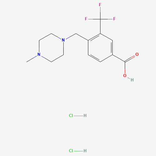 4-((4-Methylpiperazin-1-yl)methyl)-3-(trifluoromethyl)benzoic acid dihydrochloride