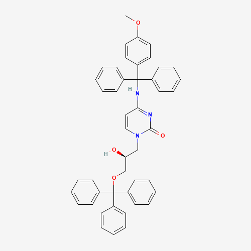 (S)-1-(2-Hydroxy-3-(trityloxy)propyl)-4-(((4-methoxyphenyl)diphenylmethyl)amino)pyrimidin-2(1H)-one