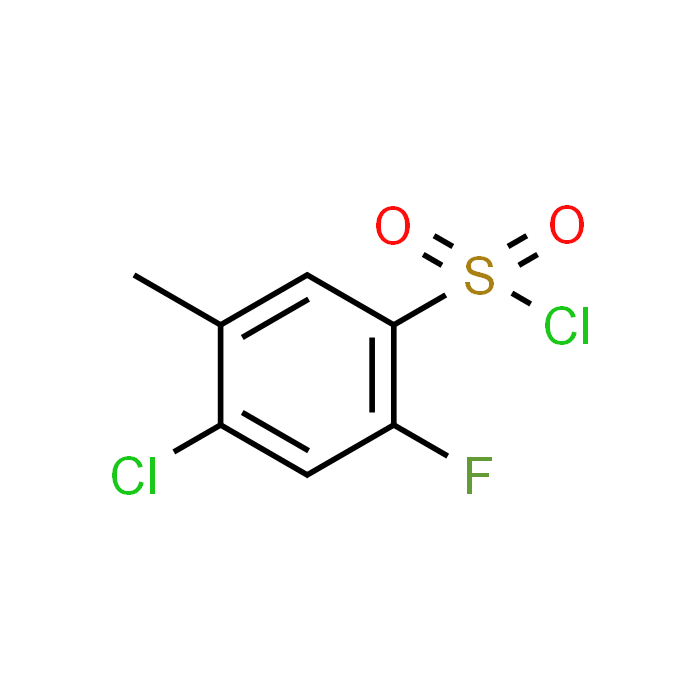 4-Chloro-2-fluoro-5-methylbenzene-1-sulfonyl chloride