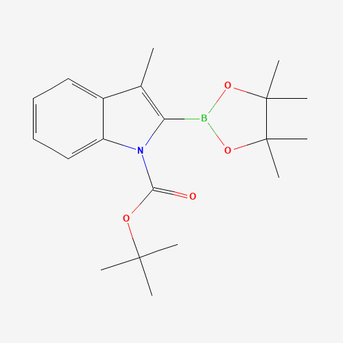 tert-Butyl 3-methyl-2-(4,4,5,5-tetramethyl-1,3,2-dioxaborolan-2-yl)-1H-indole-1-carboxylate
